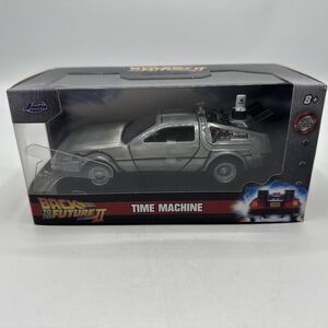 Jada Toys Die‑Cast Back to the Future DeLorean Time Machine – NIP